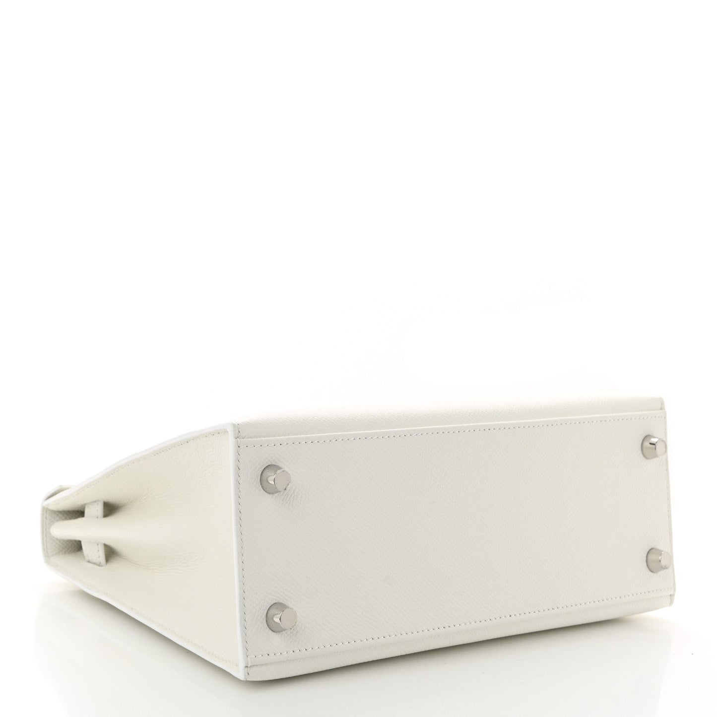 Hermes Epsom Kelly Sellier 25 New White
