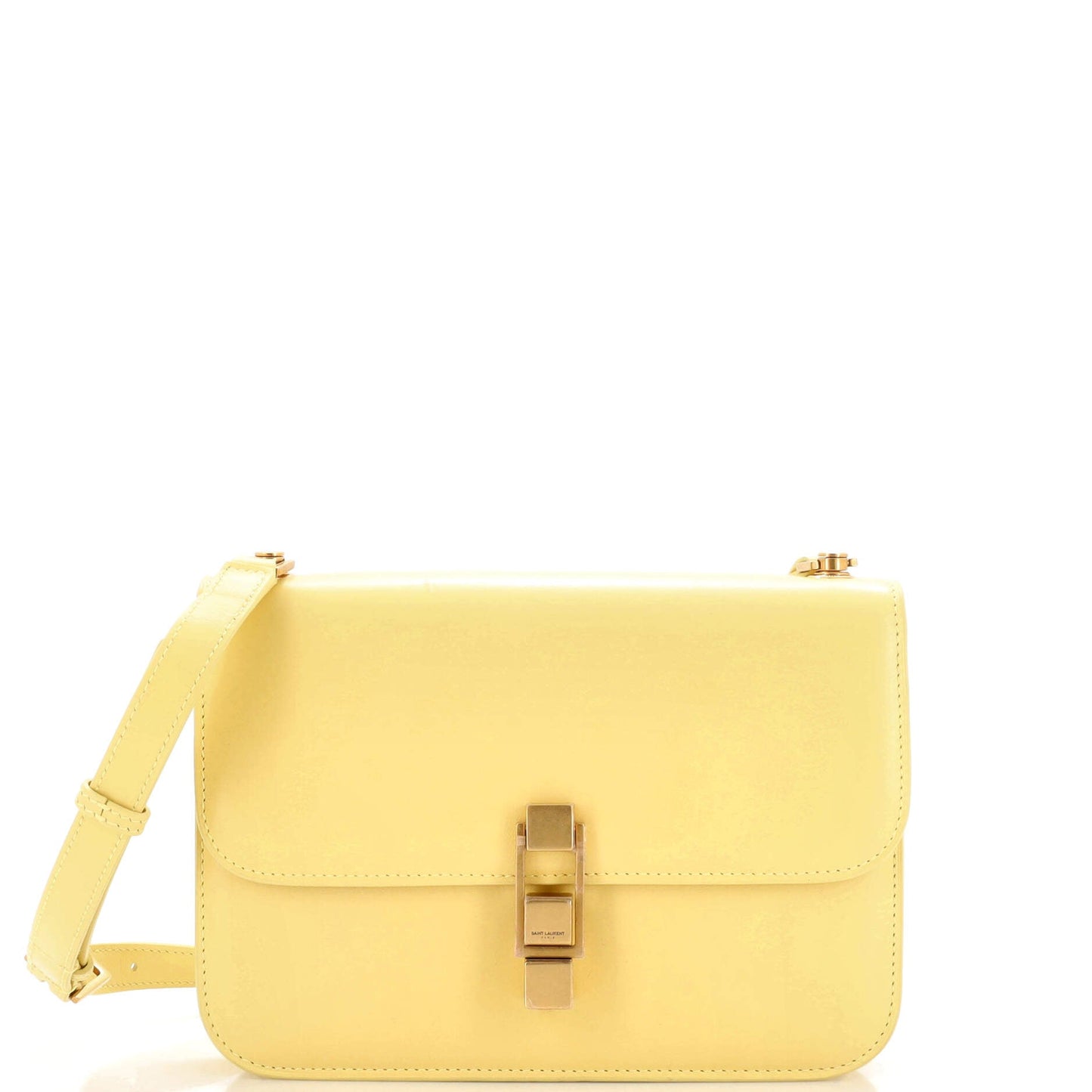Luxury Saint Laurent Trending 2025 Carre Satchel Leather Medium