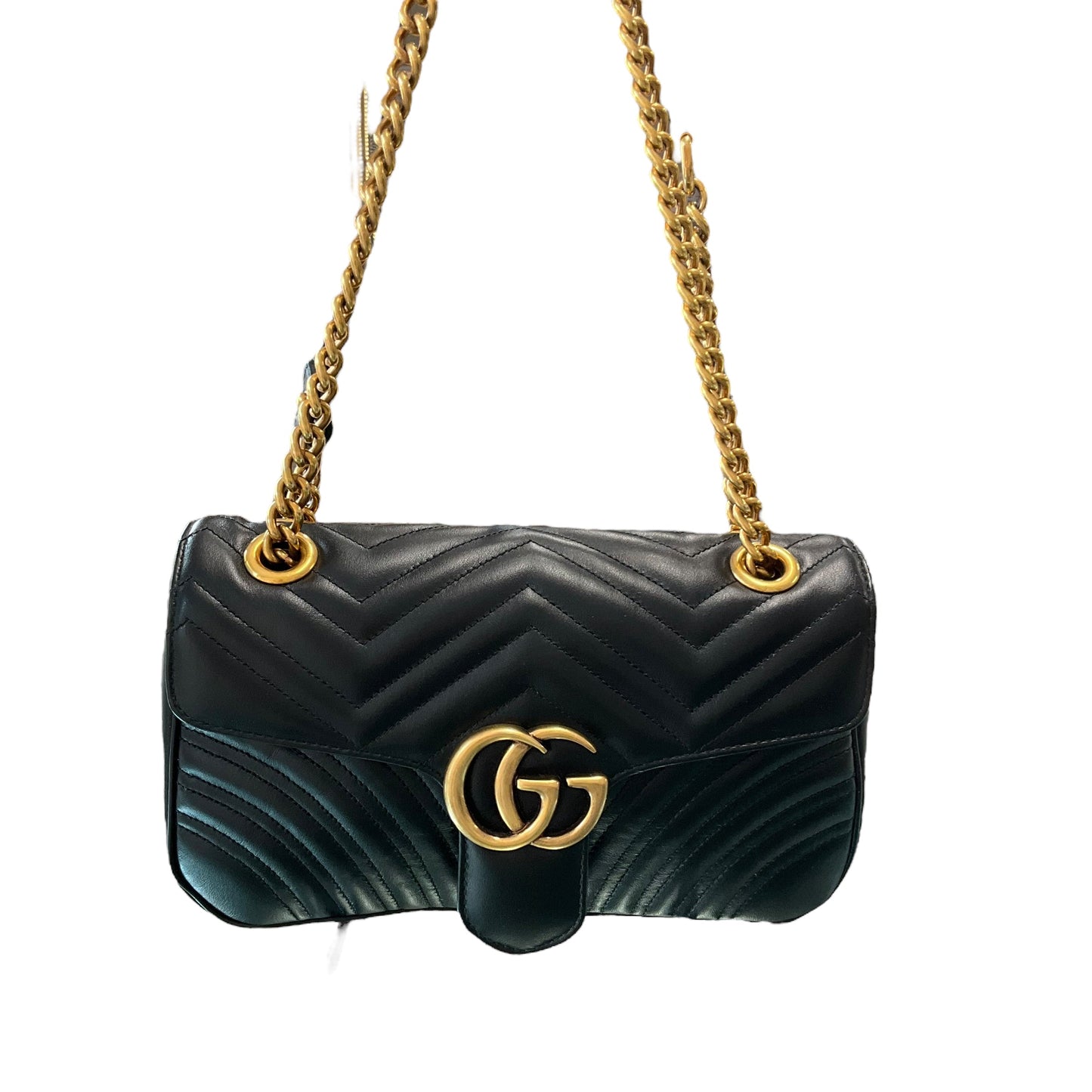 Gucci GG Marmont Leather Quilted Shoulder Bag