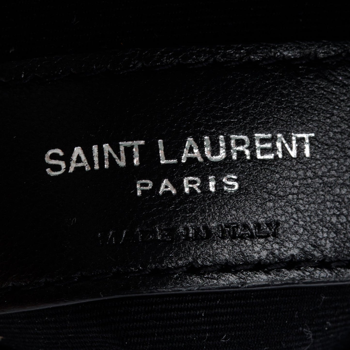 Saint Laurent 2022 Grey Lambskin Leather Toy Puffer Shoulder Bag
