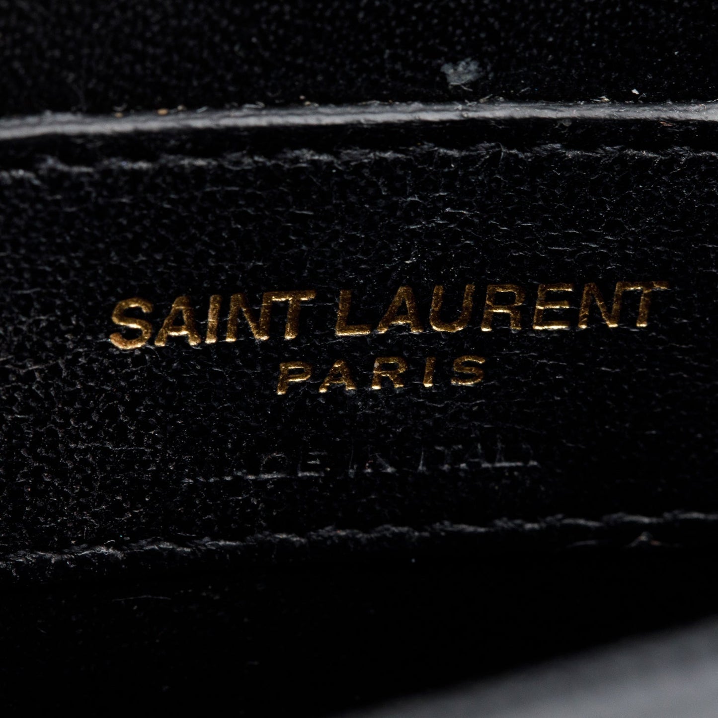 Saint Laurent Black Grained De Poudre Leather Small Kate Tassel Bag