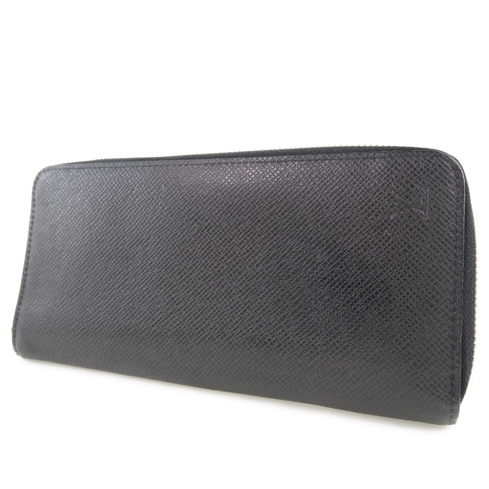 LOUIS VUITTON Long Wallet Purse M32822 Taiga black Zippy Wallet Vertical unisex(Unisex)