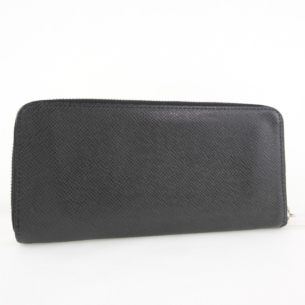LOUIS VUITTON Long Wallet Purse M32822 Taiga black Zippy Wallet Vertical unisex(Unisex)