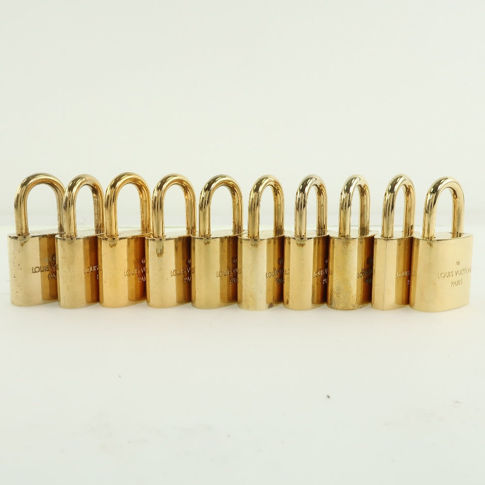 LOUIS VUITTON Cadena brass gold 10 pieces set Padlock & key Women(Unisex)