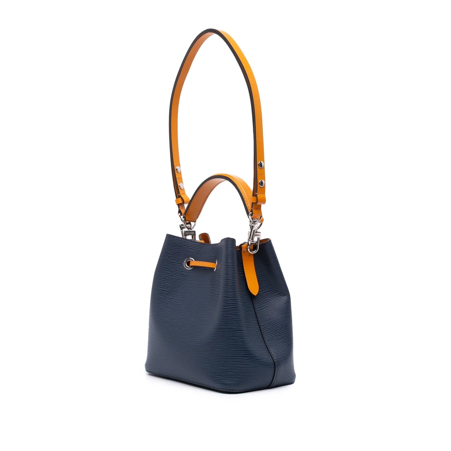 Blue Louis Vuitton Epi Neonoe BB Bucket Bag