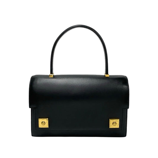 HERMES Handbag Boxcalf, Leather black piano Women Used