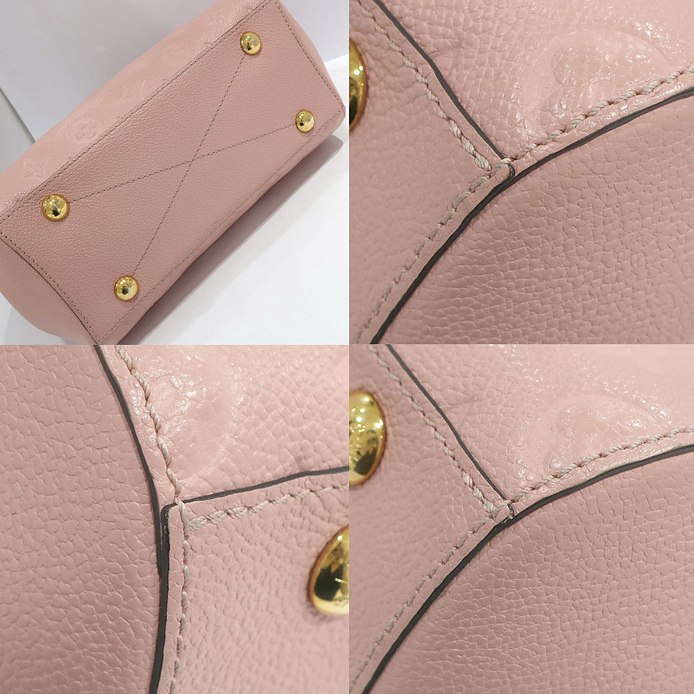 Louis Vuitton Montaigne BB Monogram Emplant M44123 Rose Puddle Pink G Women 2WAY Shoulder Preservation Bag