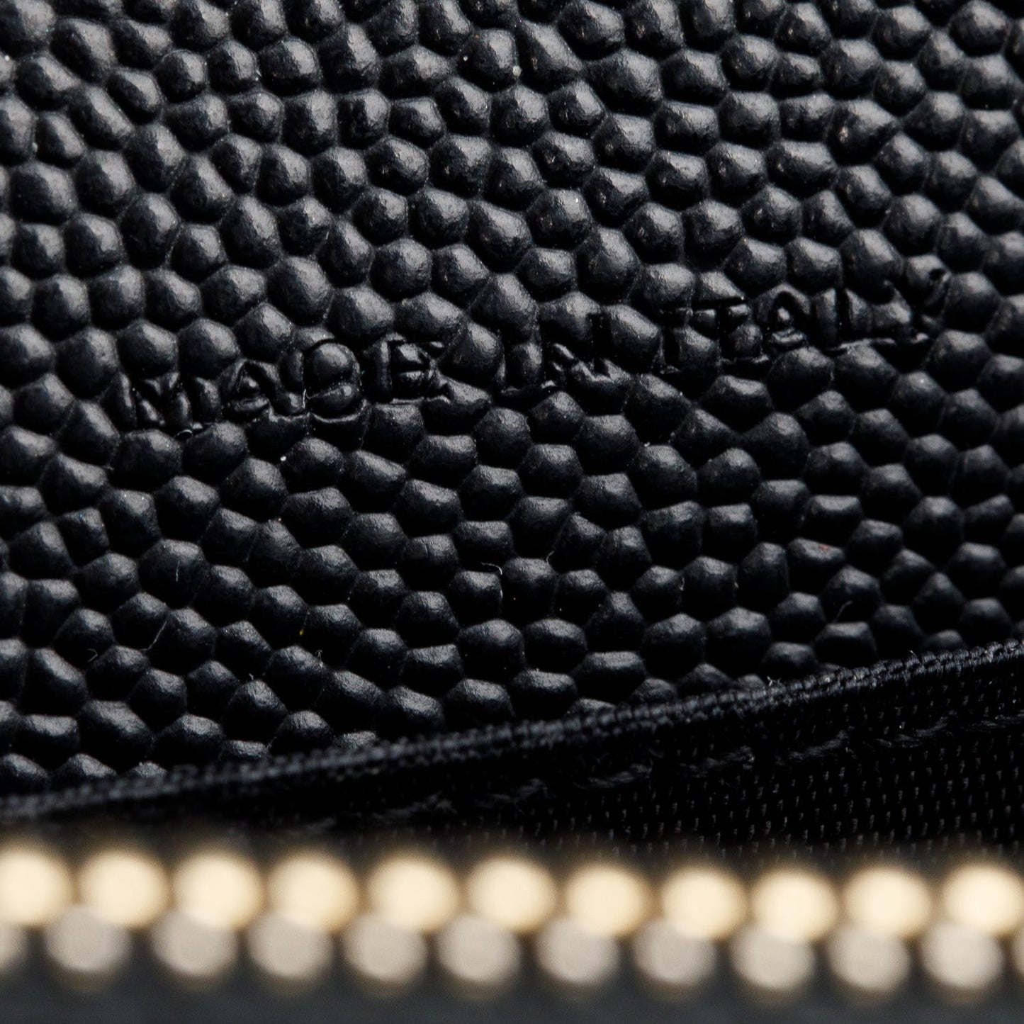 Saint Laurent Black Grain De Poudre Leather Cassandre Envelope Chain Wallet