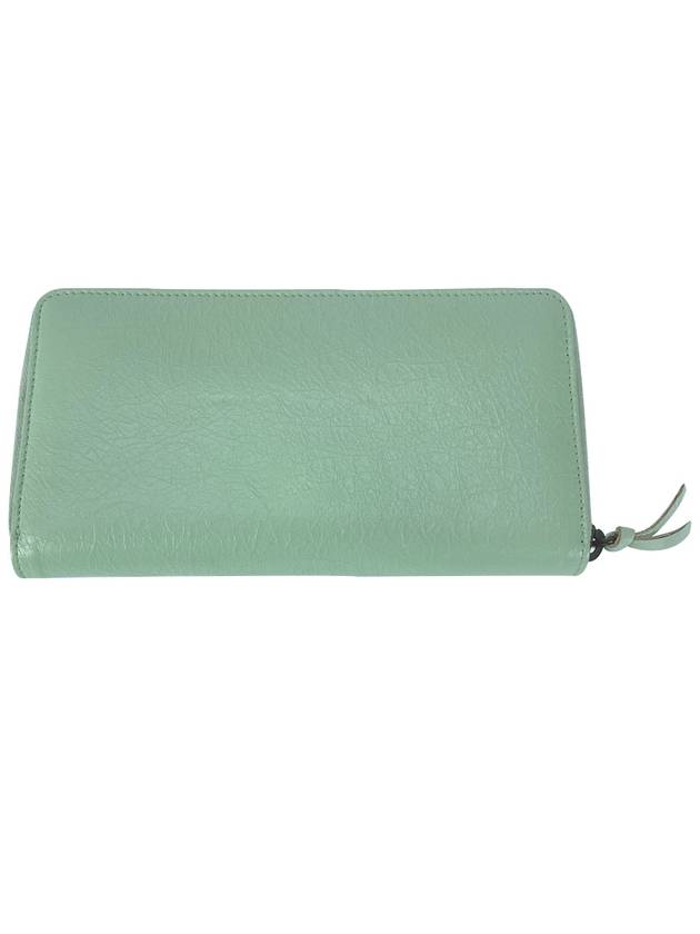 Luxury Balenciaga Trending 2026 Vintage Zipper Around Long Wallet Mint