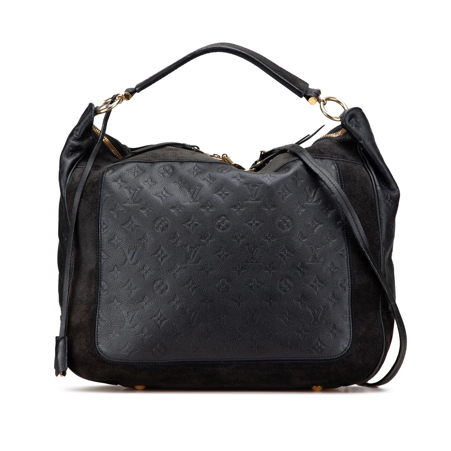 Blue Louis Vuitton Monogram Empreinte Audacie GM Satchel