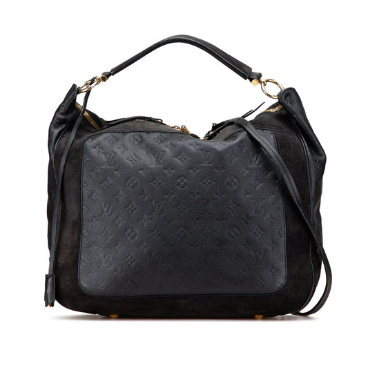 Blue Louis Vuitton Monogram Empreinte Audacie GM Satchel