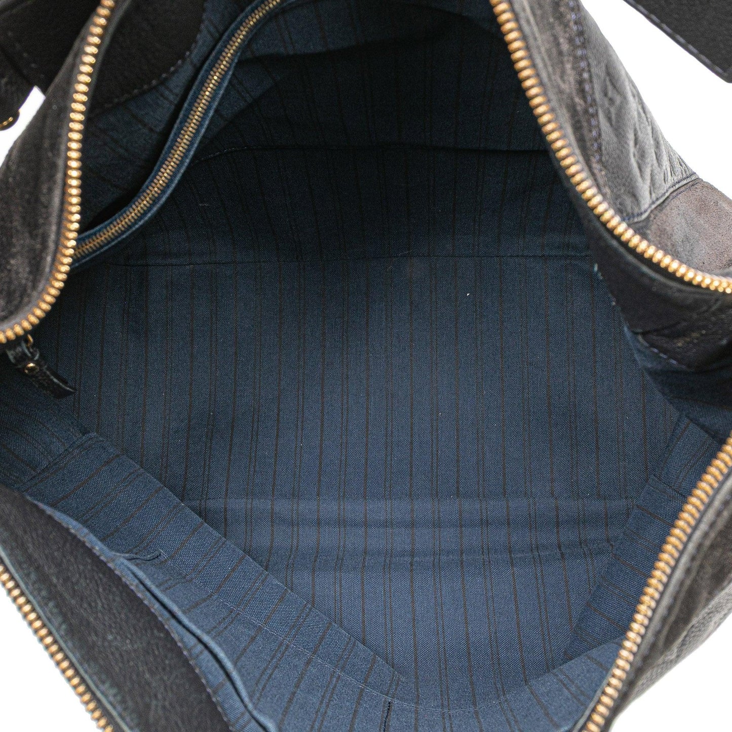 Blue Louis Vuitton Monogram Empreinte Audacie GM Satchel