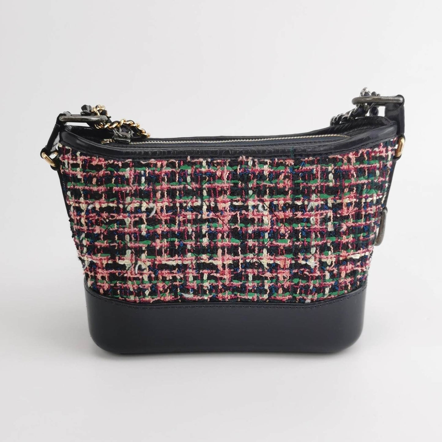 Chanel Gabrielle Hobo Tweed and Calfskin Small 2019