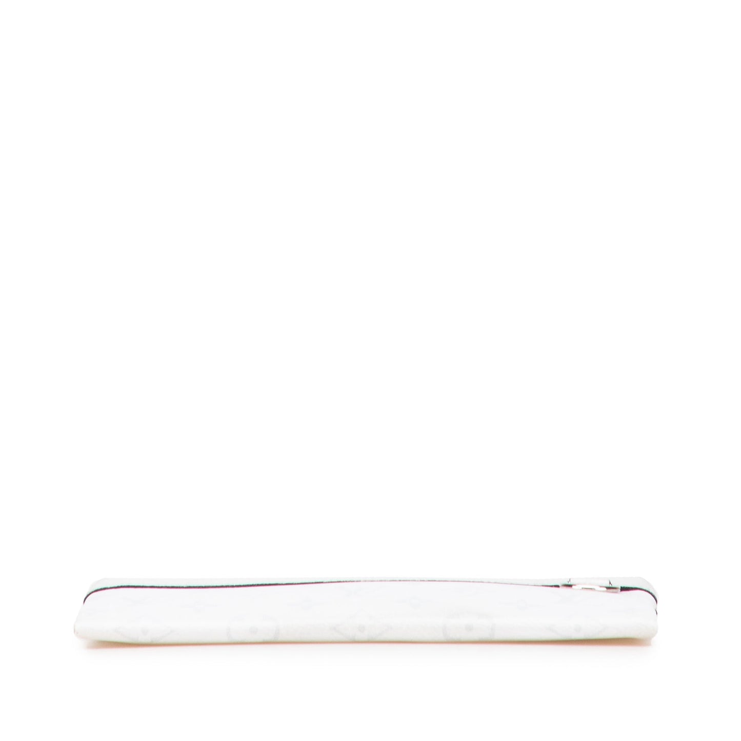 White Louis Vuitton Monogram Taigarama Pochette Discovery PM Clutch Bag