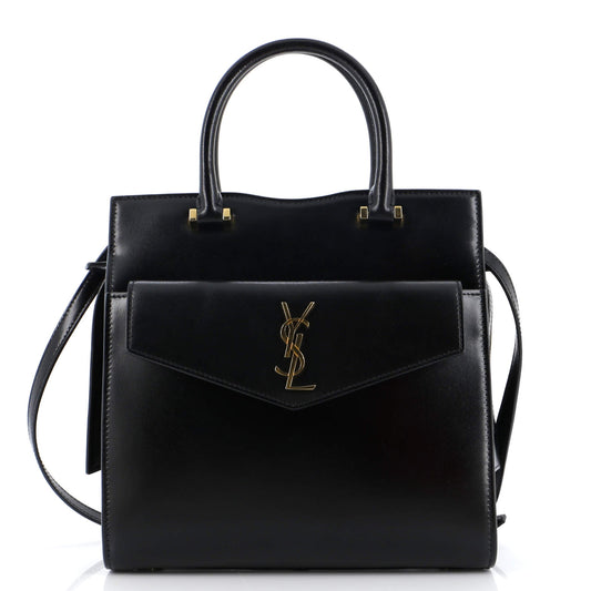 Luxury Saint Laurent Trending 2025 Uptown Tote Leather Small