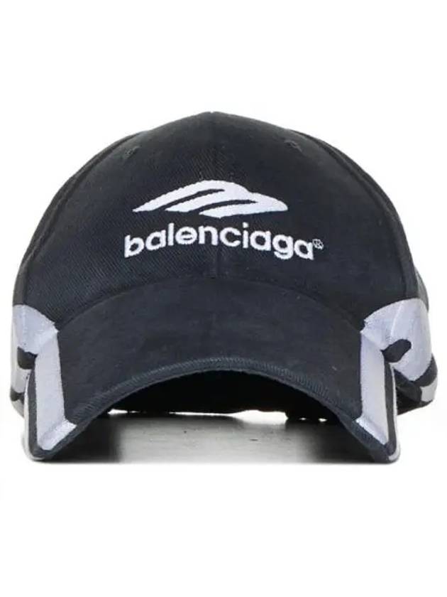 Luxury Balenciaga Trending 2026 3B Sports Icon Ball Cap Black