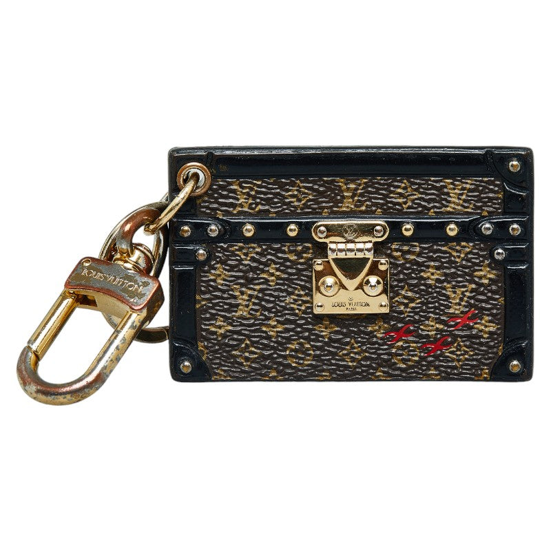 Louis Vuitton Monogram Pittet Mar Charm Keeling M78618 Brown G Leather Louis Vuitton