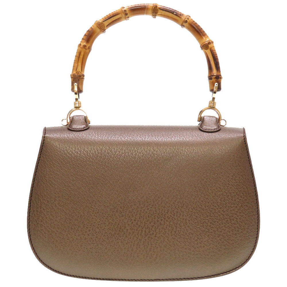 GUCCI Handbag 000 926 Bamboo bronze 2WAY Women