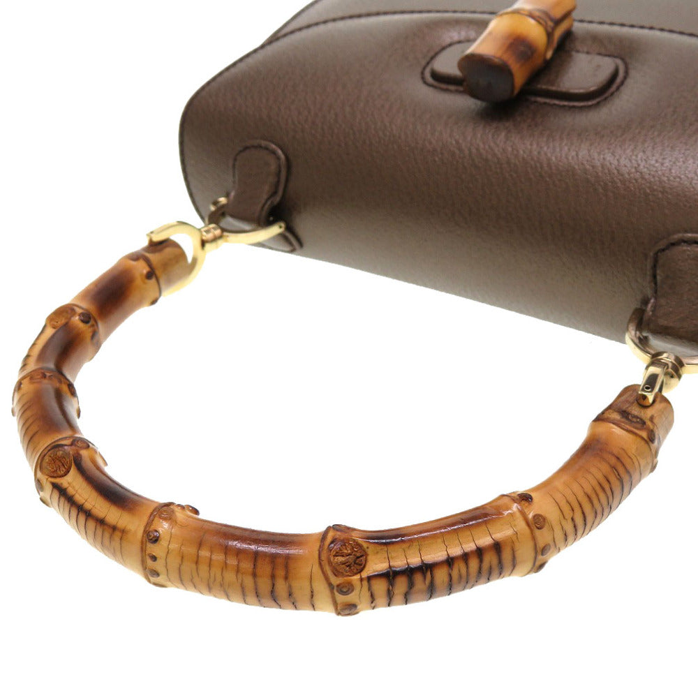 GUCCI Handbag 000 926 Bamboo bronze 2WAY Women
