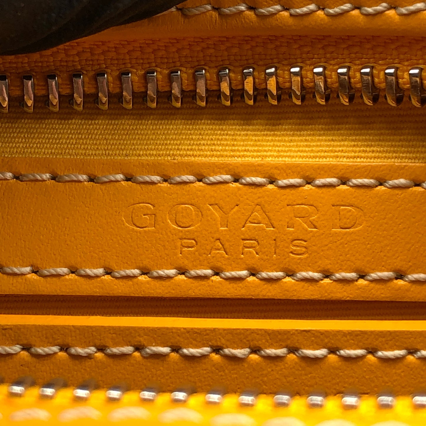 Goyard Cap-Vert Yellow Goyardine Canvas Crossbody Camera Bag