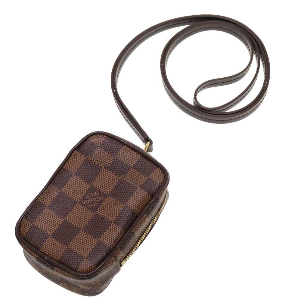 LOUIS VUITTON Shoulder Bag Damier canvas Brown Damier Ebene Etui Okapi PM Women
