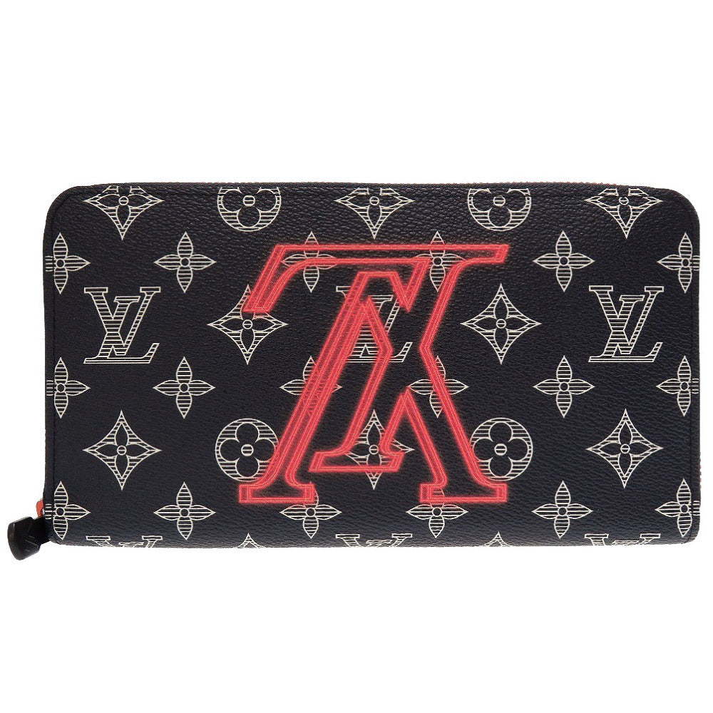 LOUIS VUITTON Long Wallet Purse M62931 Monogram ink Navy Zip Around Monogram ink Zippy Organizer mens