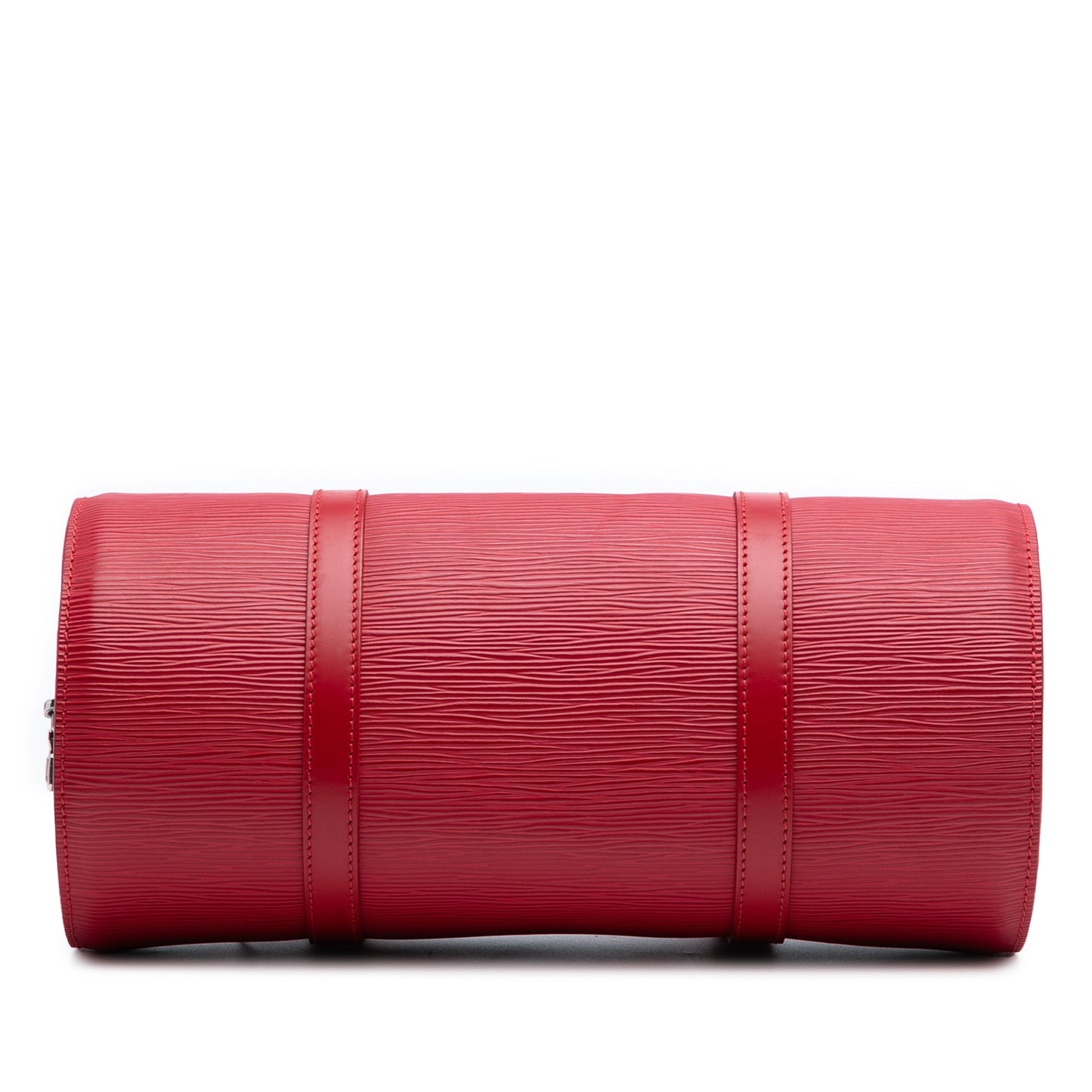 Red Louis Vuitton Epi Soufflot Handbag