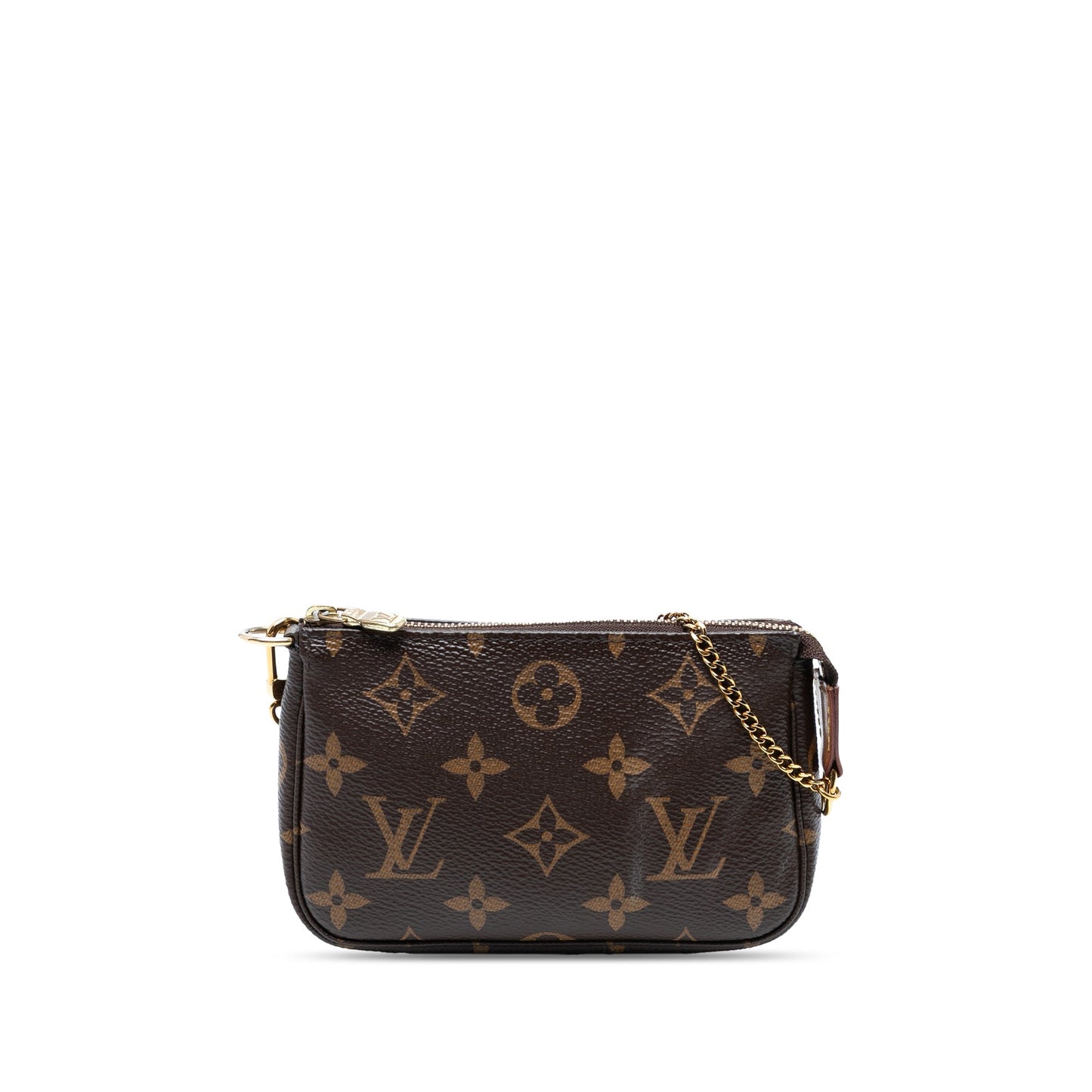 Brown Louis Vuitton Monogram Mini Pochette Accessoires Handbag