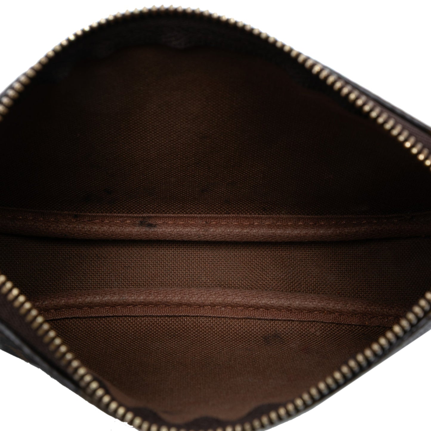 Brown Louis Vuitton Monogram Mini Pochette Accessoires Handbag