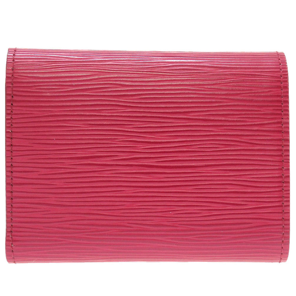 LOUIS VUITTON Tri-fold wallet M62171 Epi Leather Fuchsia Compact wallet Epi Portefeuille Victorine Women