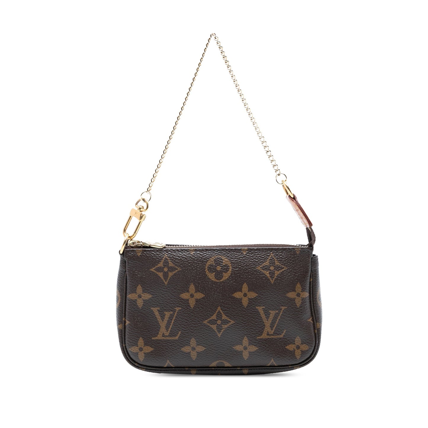 Brown Louis Vuitton Monogram Mini Pochette Accessoires Handbag