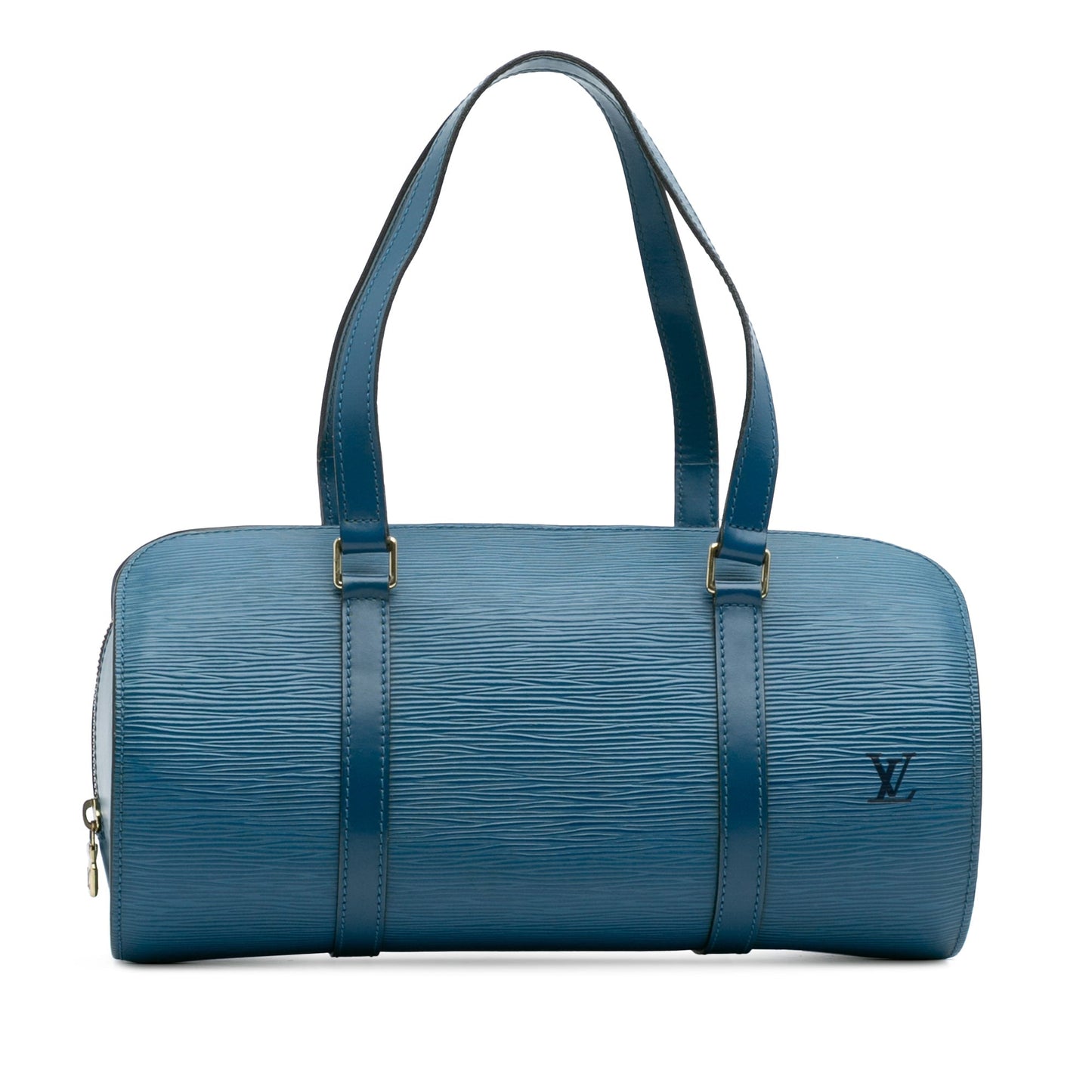 Blue Louis Vuitton Epi Soufflot Shoulder Bag