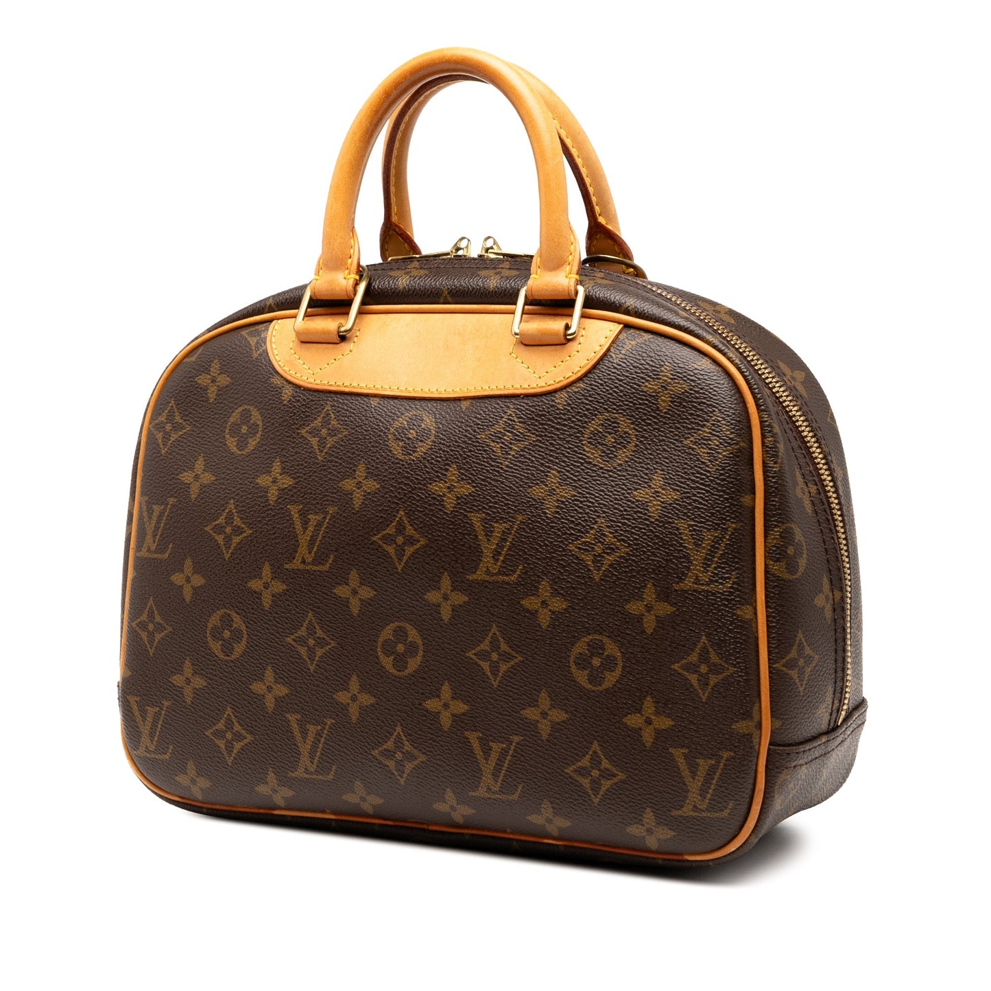 Brown Louis Vuitton Monogram Trouville Handbag