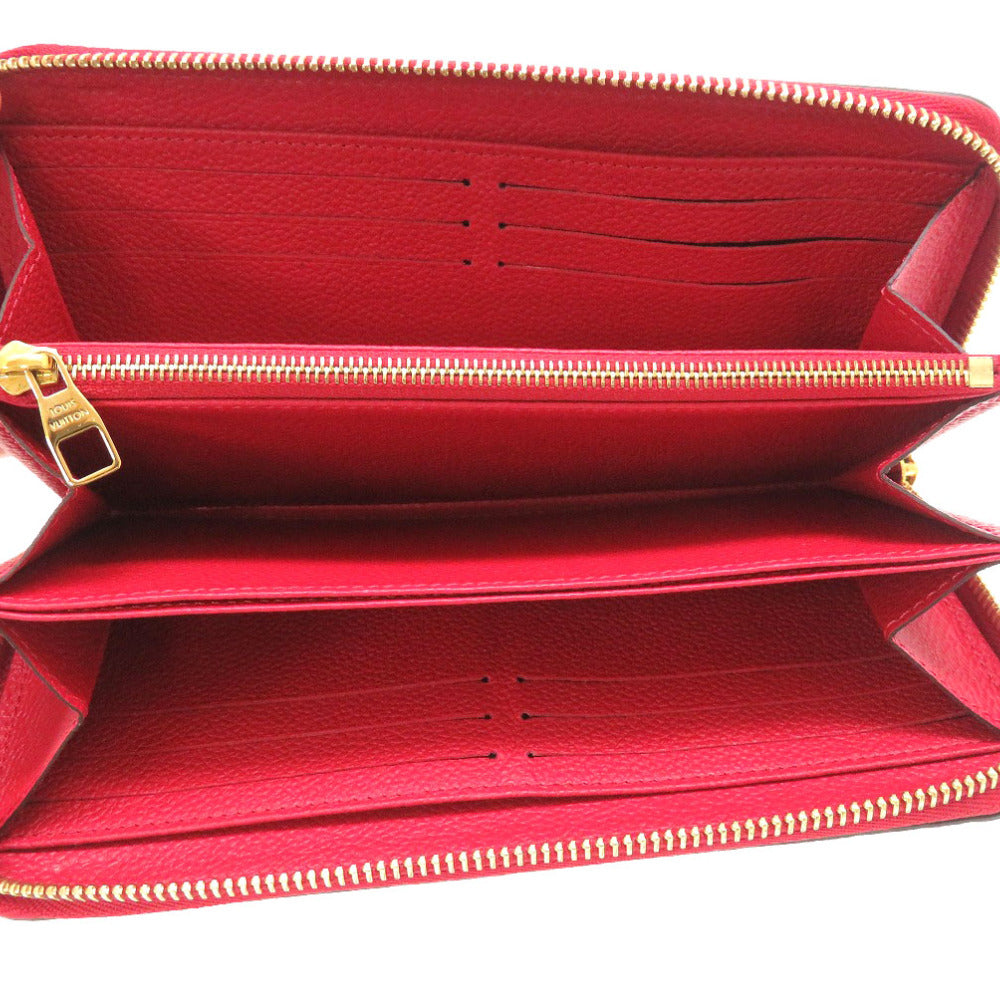 LOUIS VUITTON Long Wallet Purse M61865 Monogram Ann Platt Slys Monogram Unplant Zippy wallet Women
