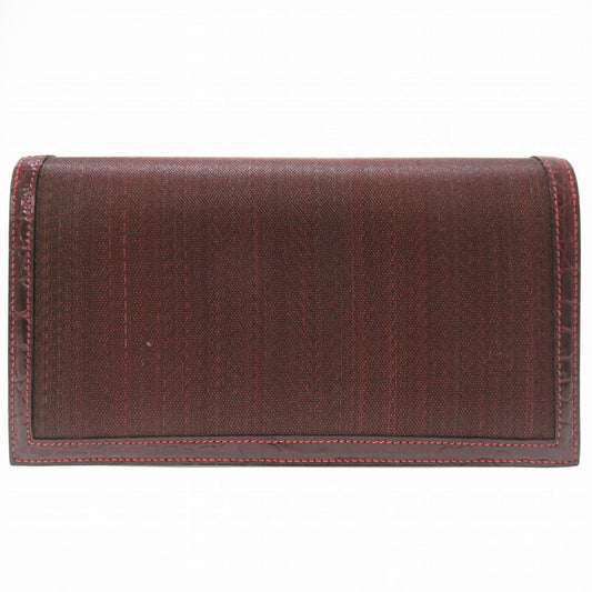 HERMES Clutch bag Clinolan Bordeaux vintage