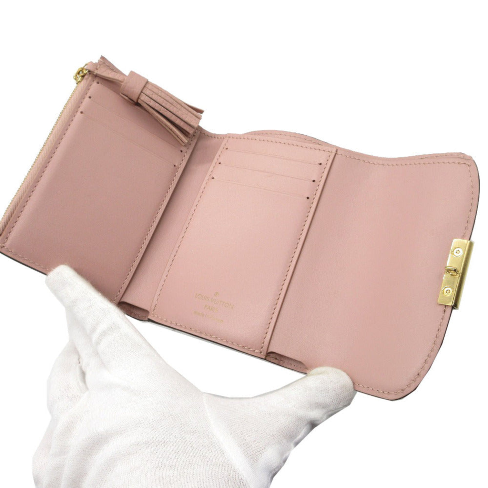 LOUIS VUITTON Tri-fold wallet N60208 Damier canvas, leather Magnolia Compact wallet Damier Portefeuille Croisette Women