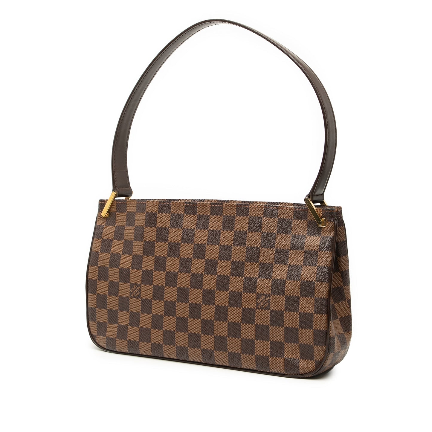 Brown Louis Vuitton Damier Ebene Aubagne Shoulder Bag