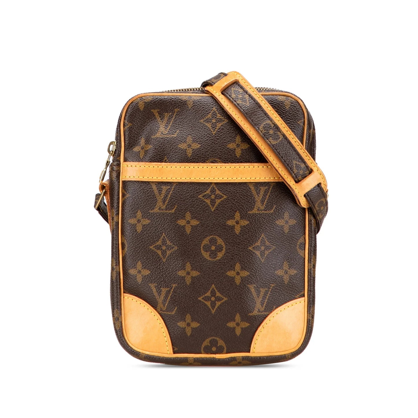 Brown Louis Vuitton Monogram Danube Crossbody Bag