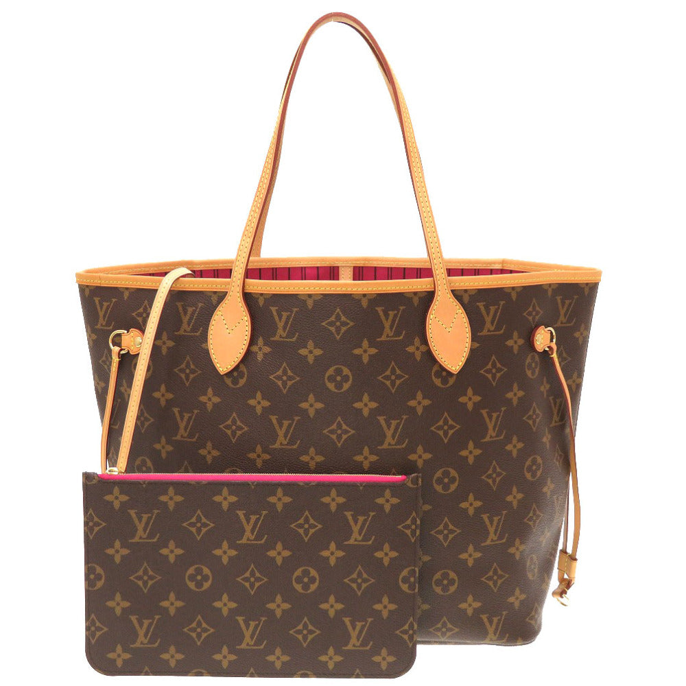 LOUIS VUITTON Tote Bag M41178 Monogram canvas Pivoonne Monogram New Neverfull MM Women