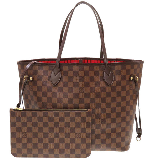 LOUIS VUITTON Tote Bag N41358 Damier canvas Slys Damier New Neverfull MM Women