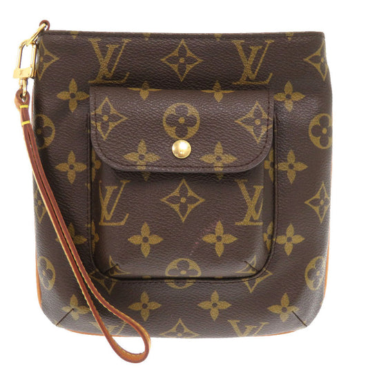 LOUIS VUITTON Pouch Monogram canvas Brown Monogram Partition Women