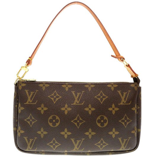 LOUIS VUITTON Pouch Monogram canvas Brown Monogram Pochette Accessories Women