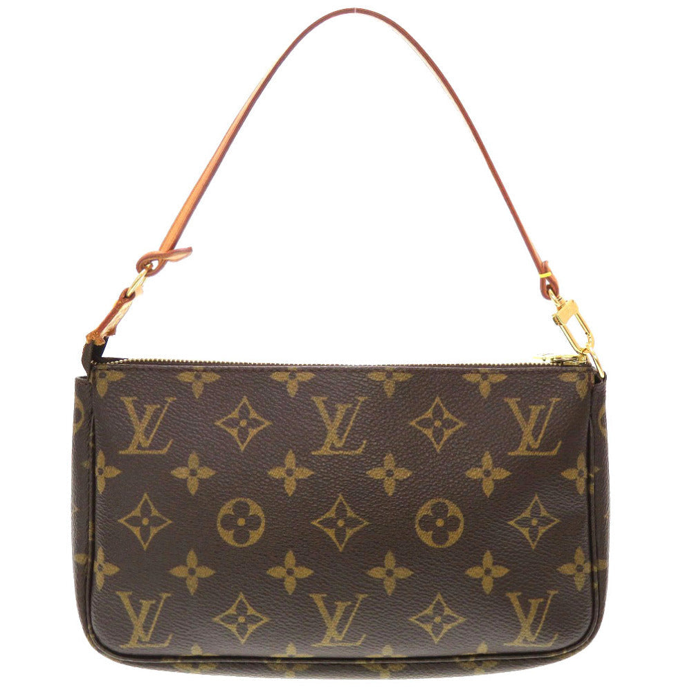 LOUIS VUITTON Pouch Monogram canvas Brown Monogram Pochette Accessories Women