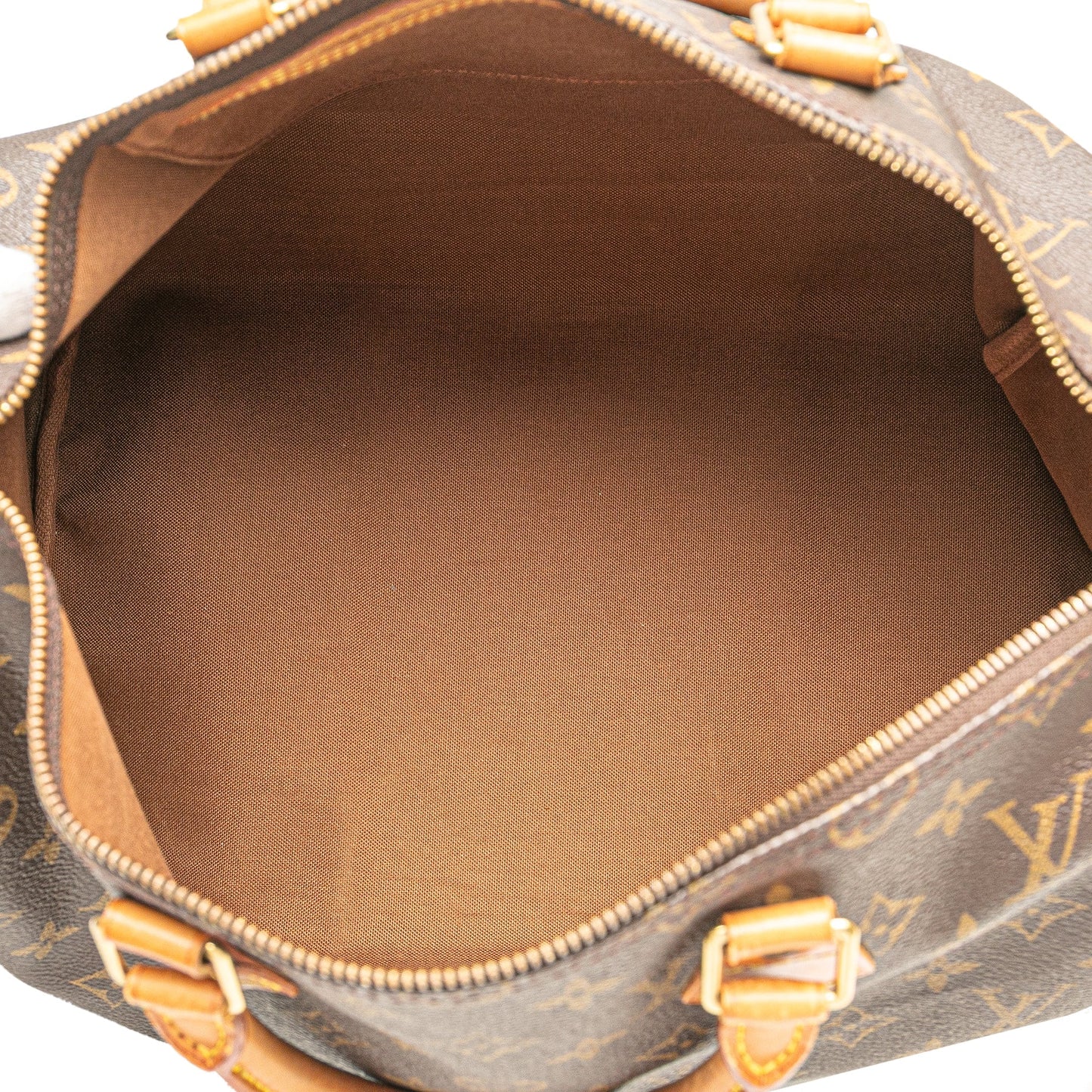 Brown Louis Vuitton Monogram Speedy 35 Boston Bag