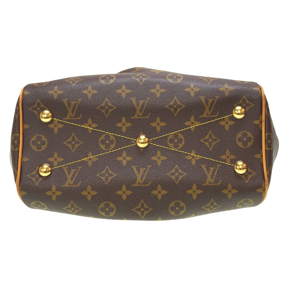 LOUIS VUITTON Handbag M40143 Monogram canvas Brown Monogram Tivoli PM Women