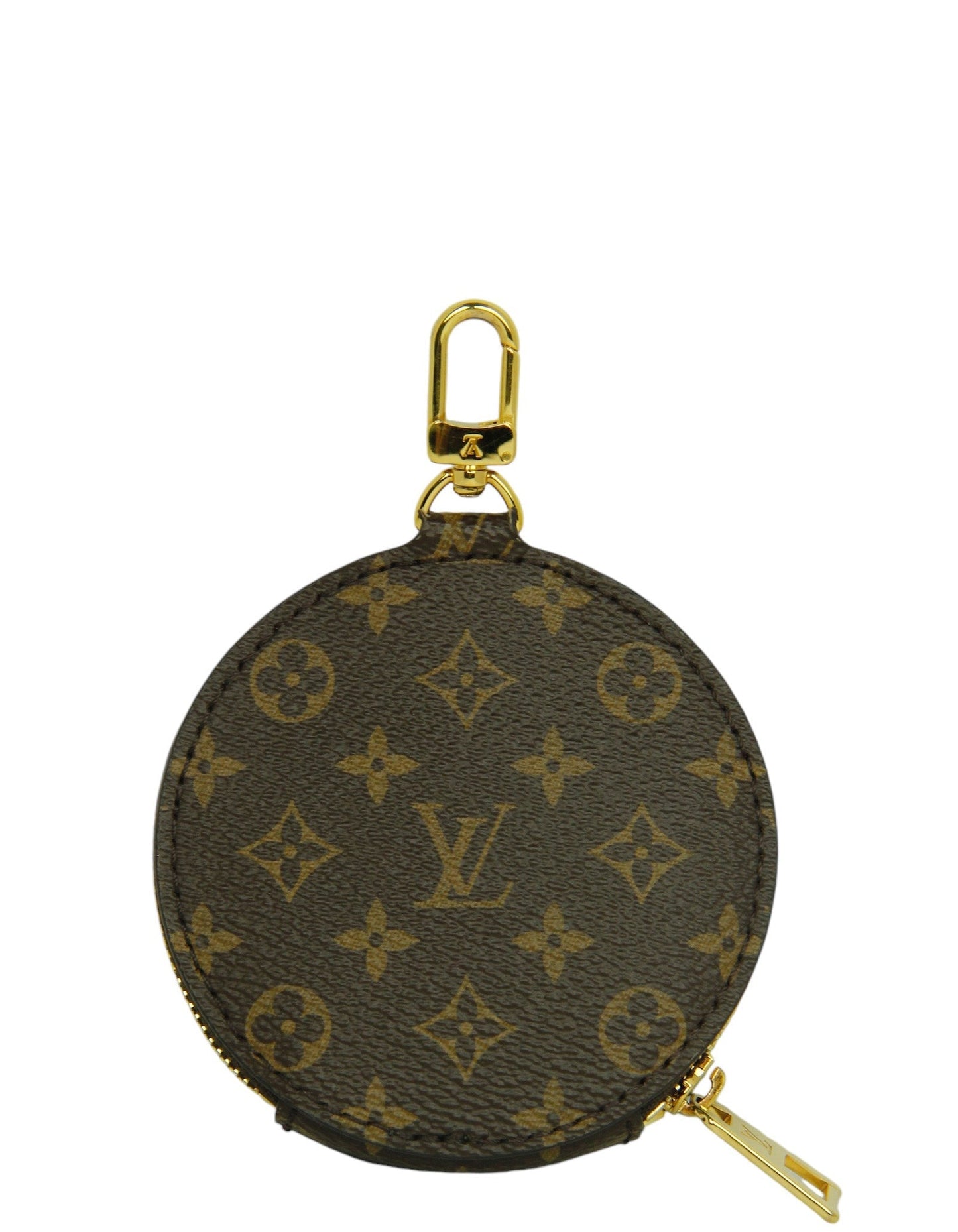 Louis Vuitton Monogram/ Red Multi Pochette Accessories Round Coin Purse
