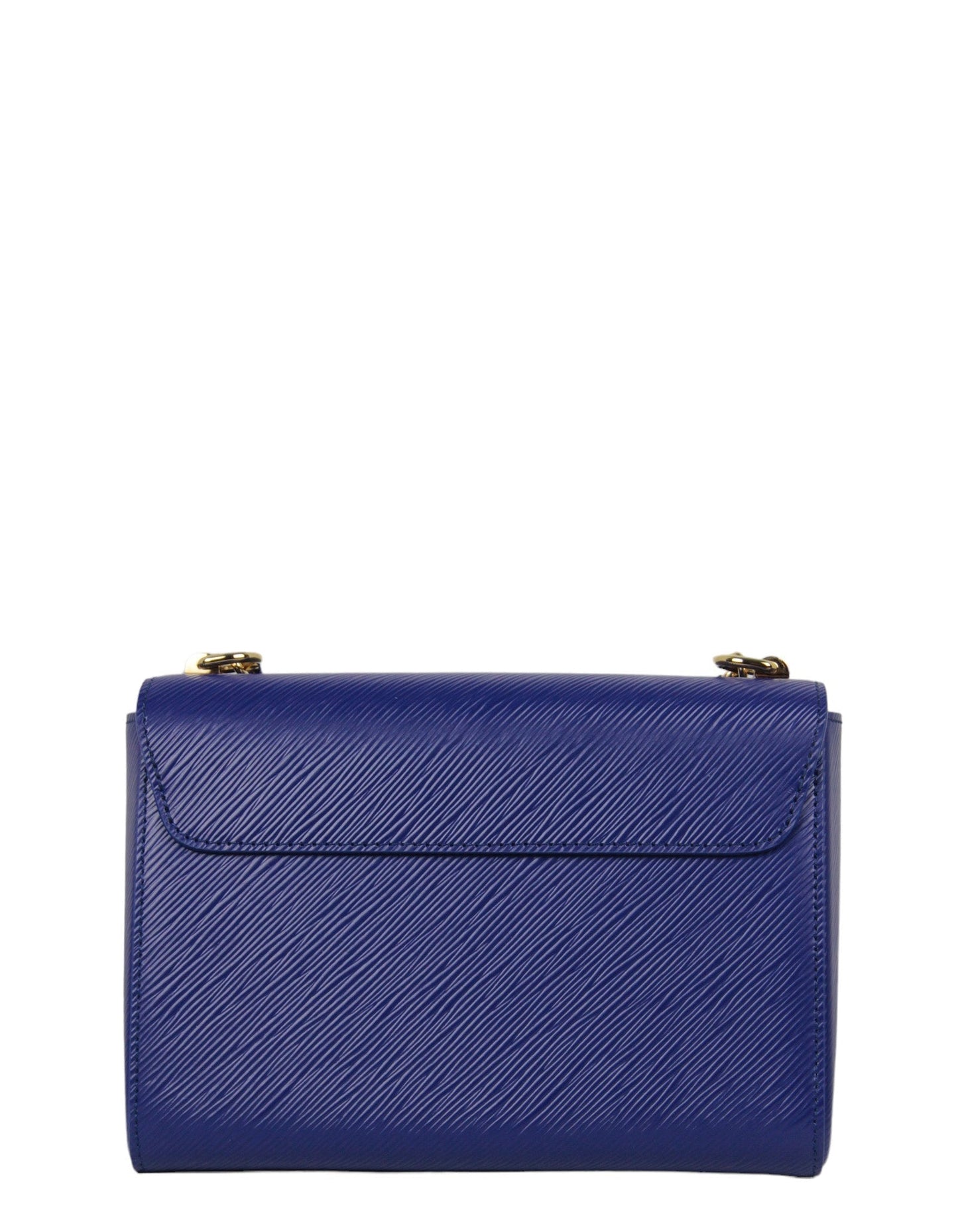 Louis Vuitton Small Blue Epi Leather Enamel LV Twist MM