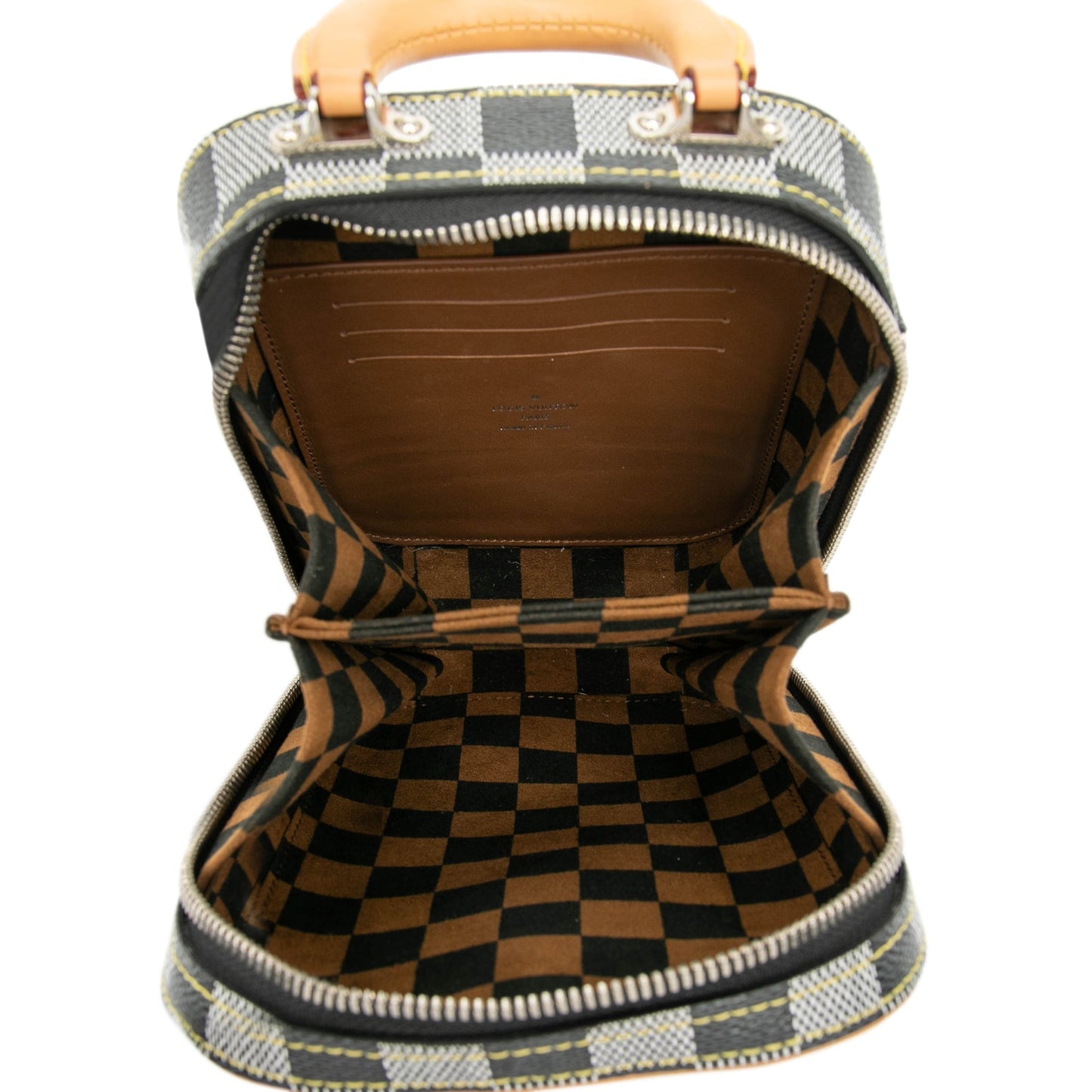Gray Louis Vuitton Damier Colors Valisette Verticale Satchel