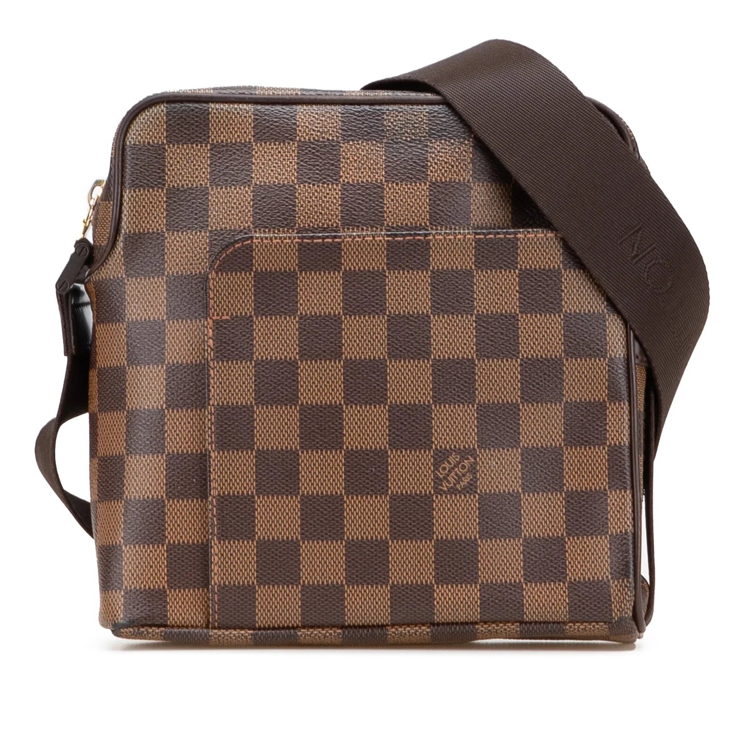Brown Louis Vuitton Damier Ebene Olav PM Crossbody Bag