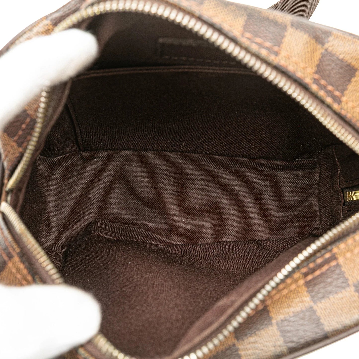 Brown Louis Vuitton Damier Ebene Olav PM Crossbody Bag
